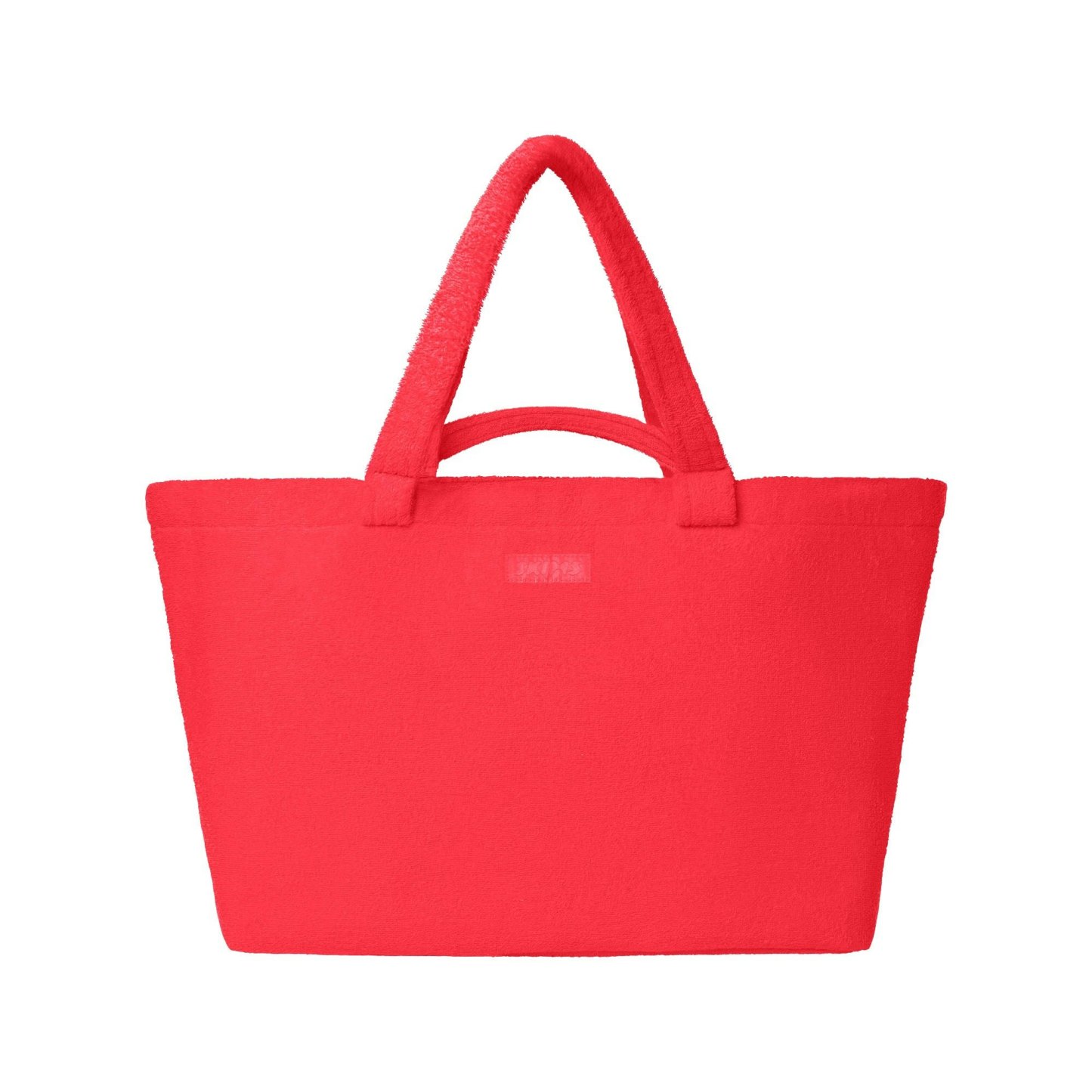 TERRY JUMBO TOTE - CARMINE