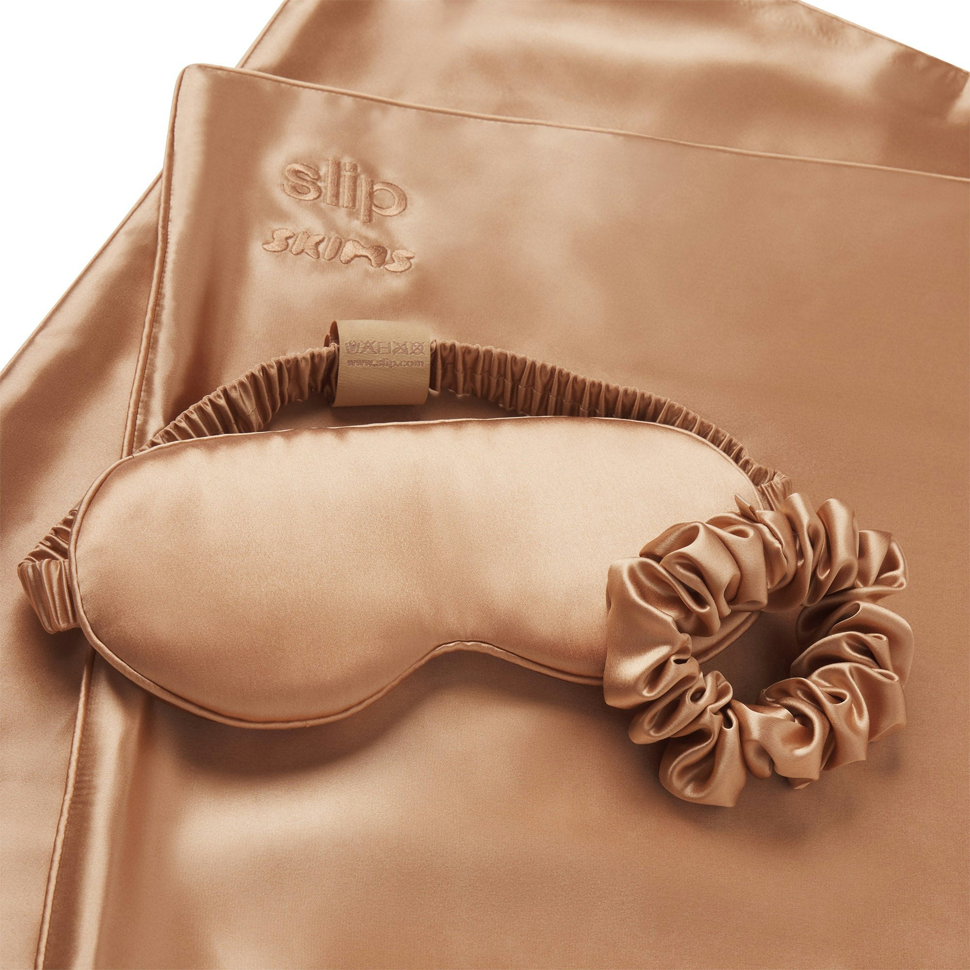 SLIP X SKIMS PURE SILK SIGNATURE GIFT SET - CLAY