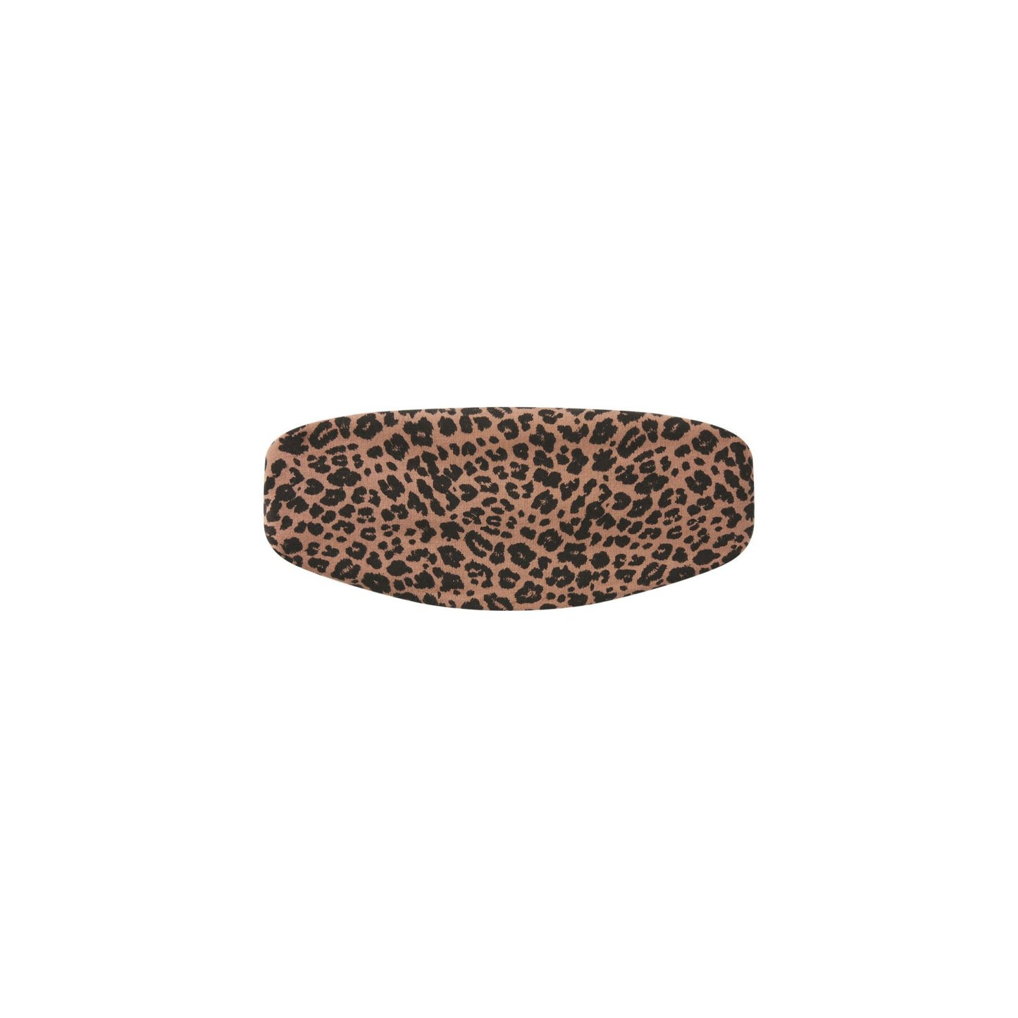 COTTON JERSEY WIDE HEADBAND - SIENNA NATURAL LEOPARD