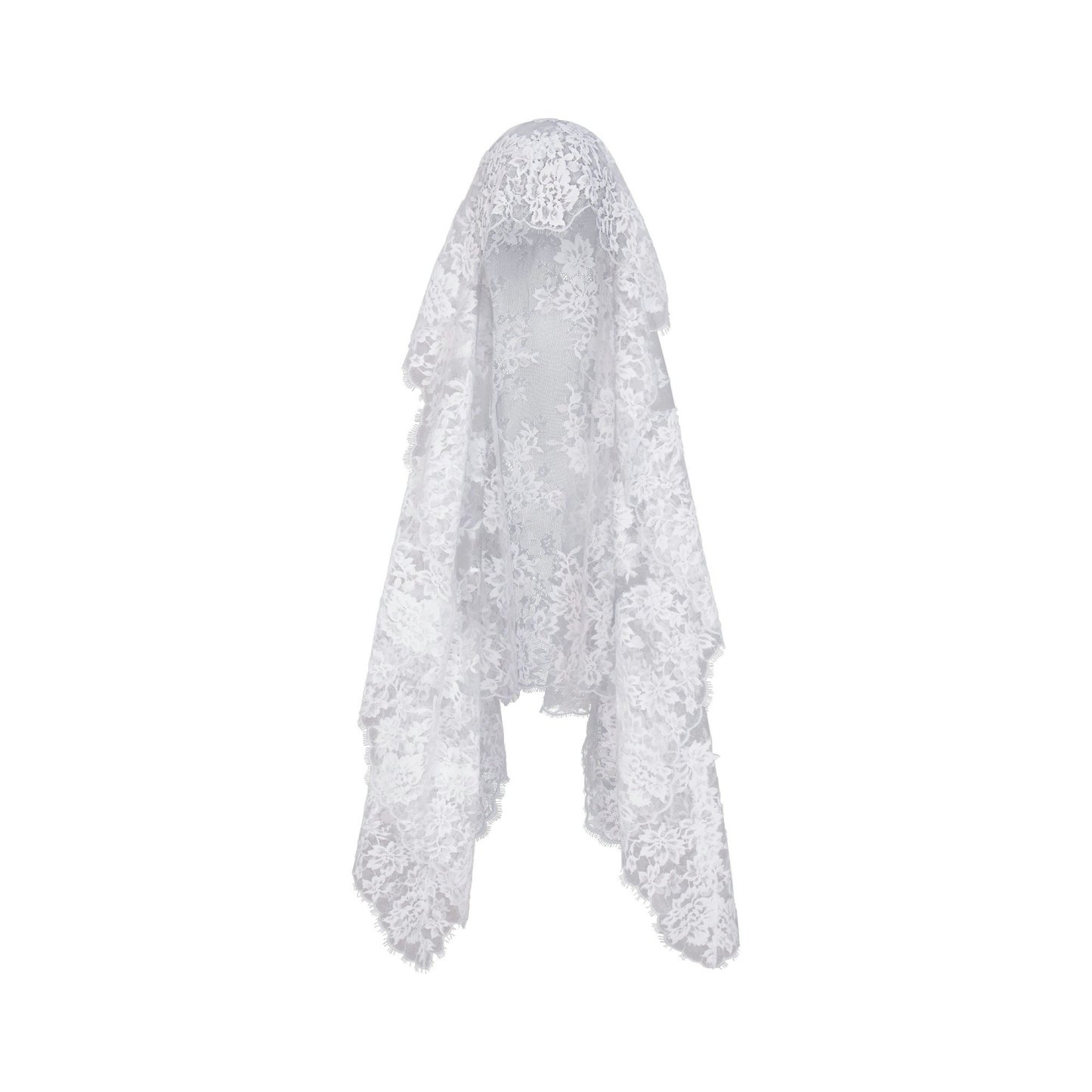 SKIMS LACE VEIL - SNOW