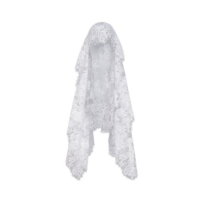 SKIMS LACE VEIL - SNOW