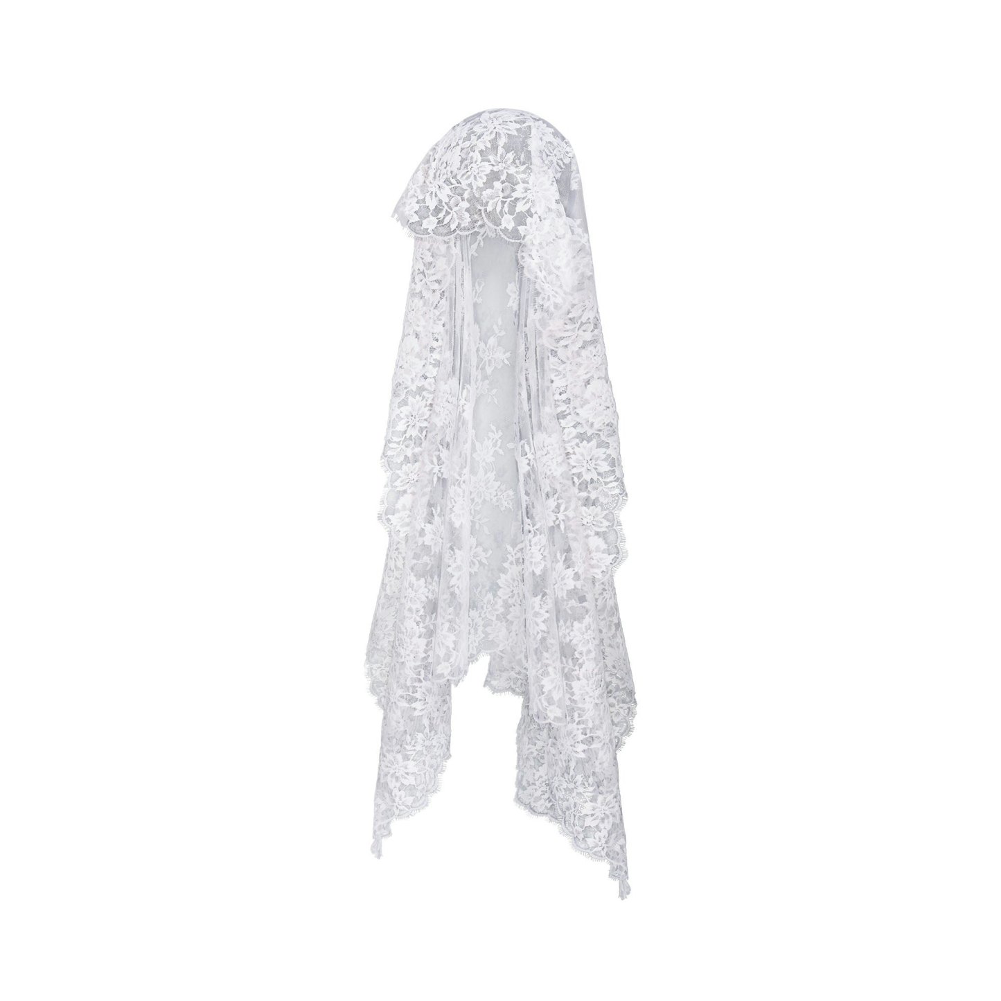 SKIMS LACE VEIL - SNOW