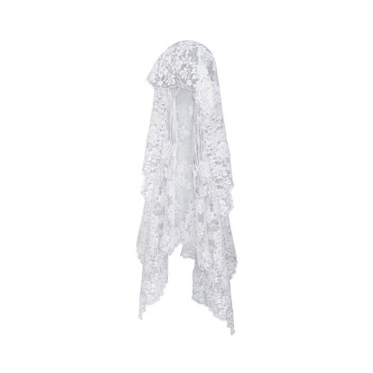 SKIMS LACE VEIL - SNOW