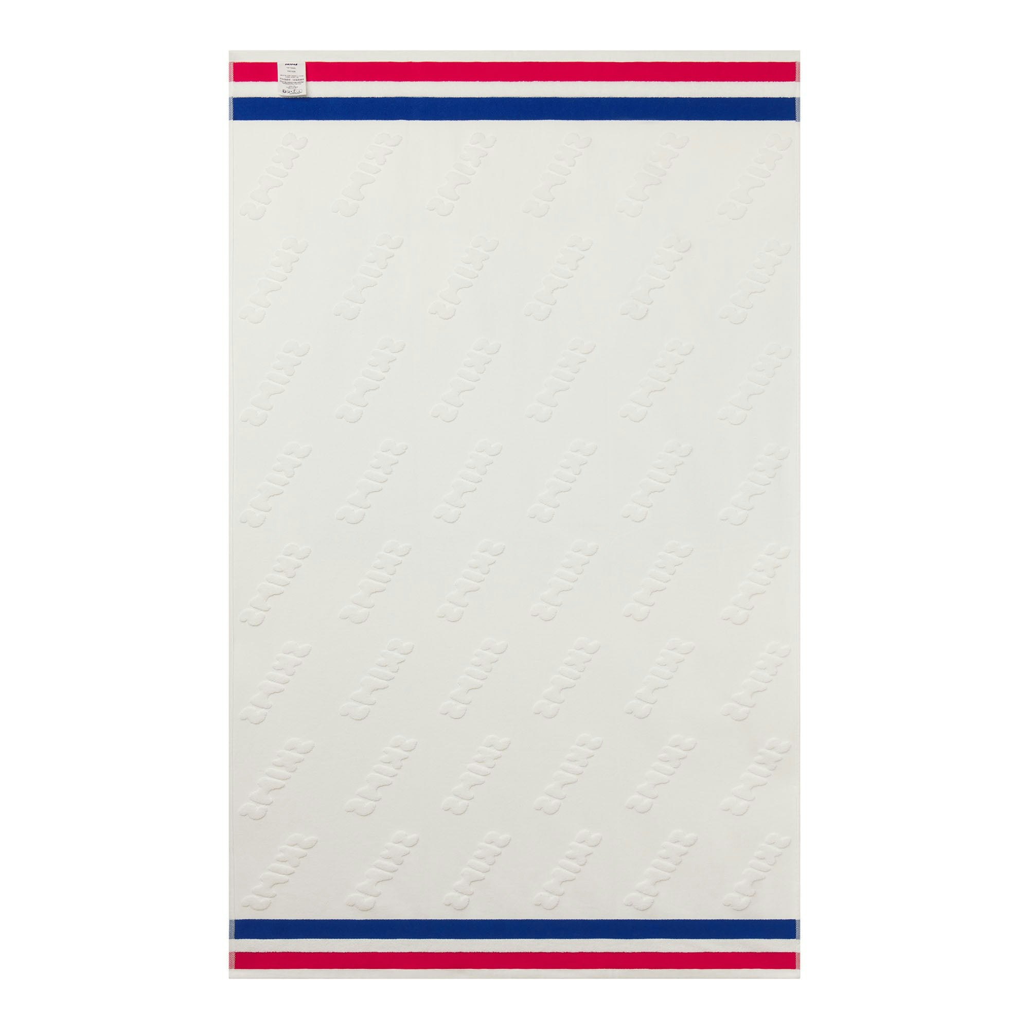 SIGNATURE SWIM TOWEL - CARMINE STRIPE
