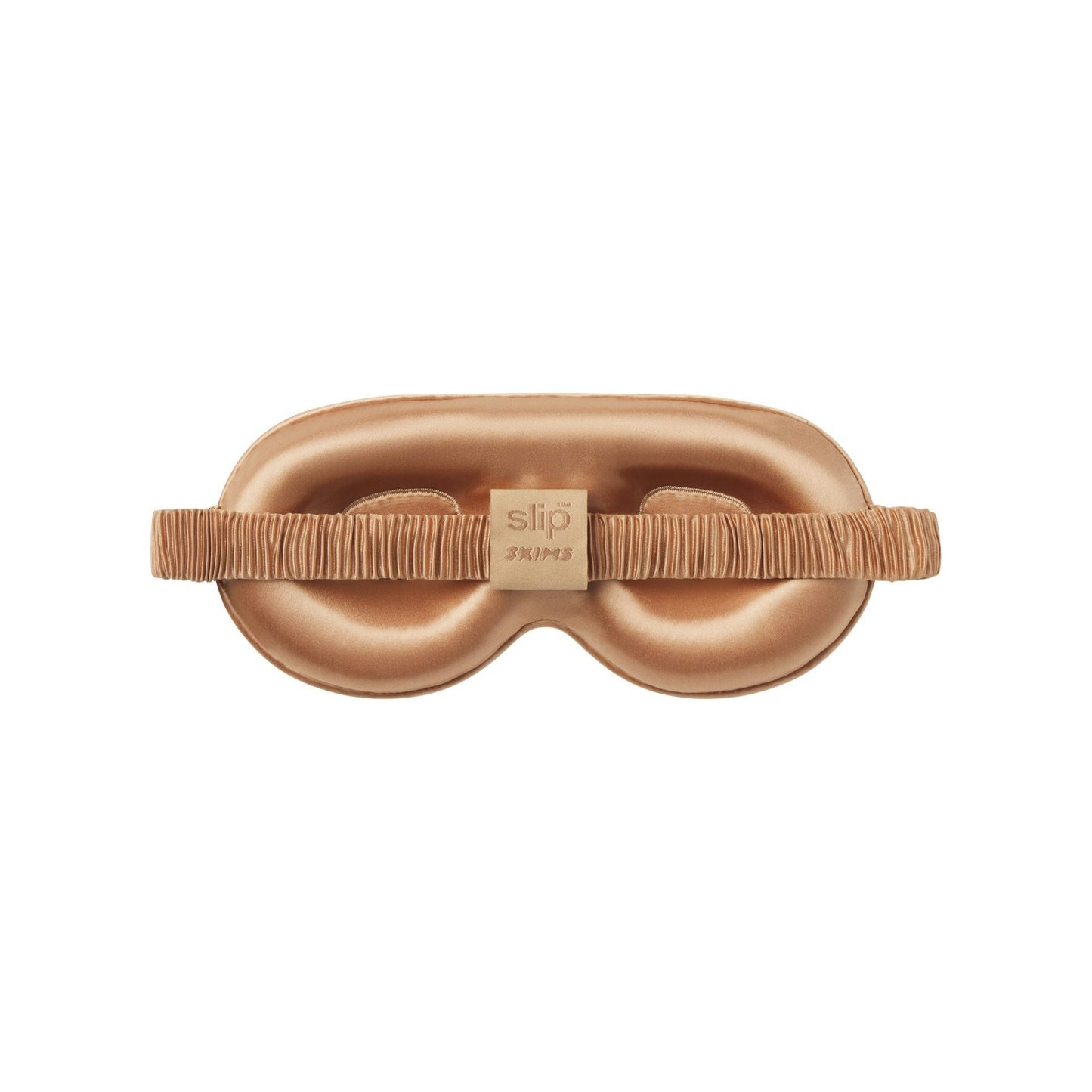 SLIP X SKIMS PURE SILK CONTOUR SLEEP MASK - CLAY