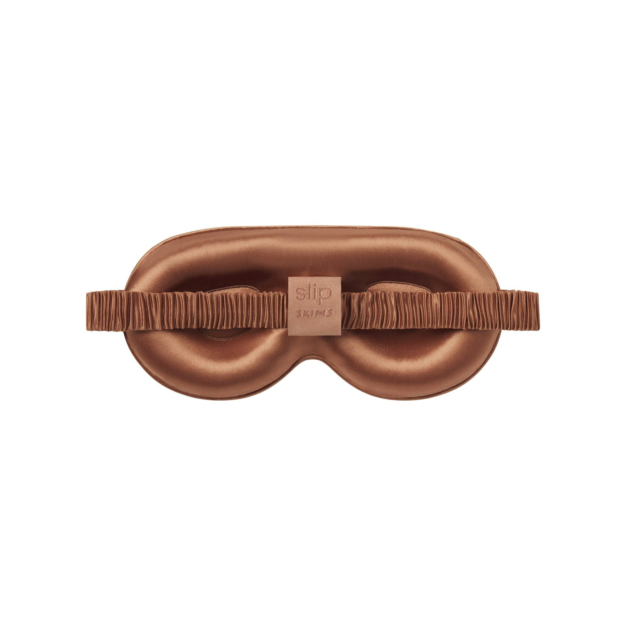 SLIP X SKIMS PURE SILK CONTOUR SLEEP MASK - SIENNA