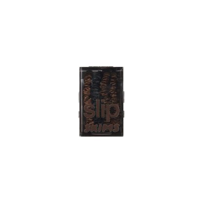 SLIP X SKIMS PURE SILK SKINNY SCRUNCHIES 4-PACK - DEEP