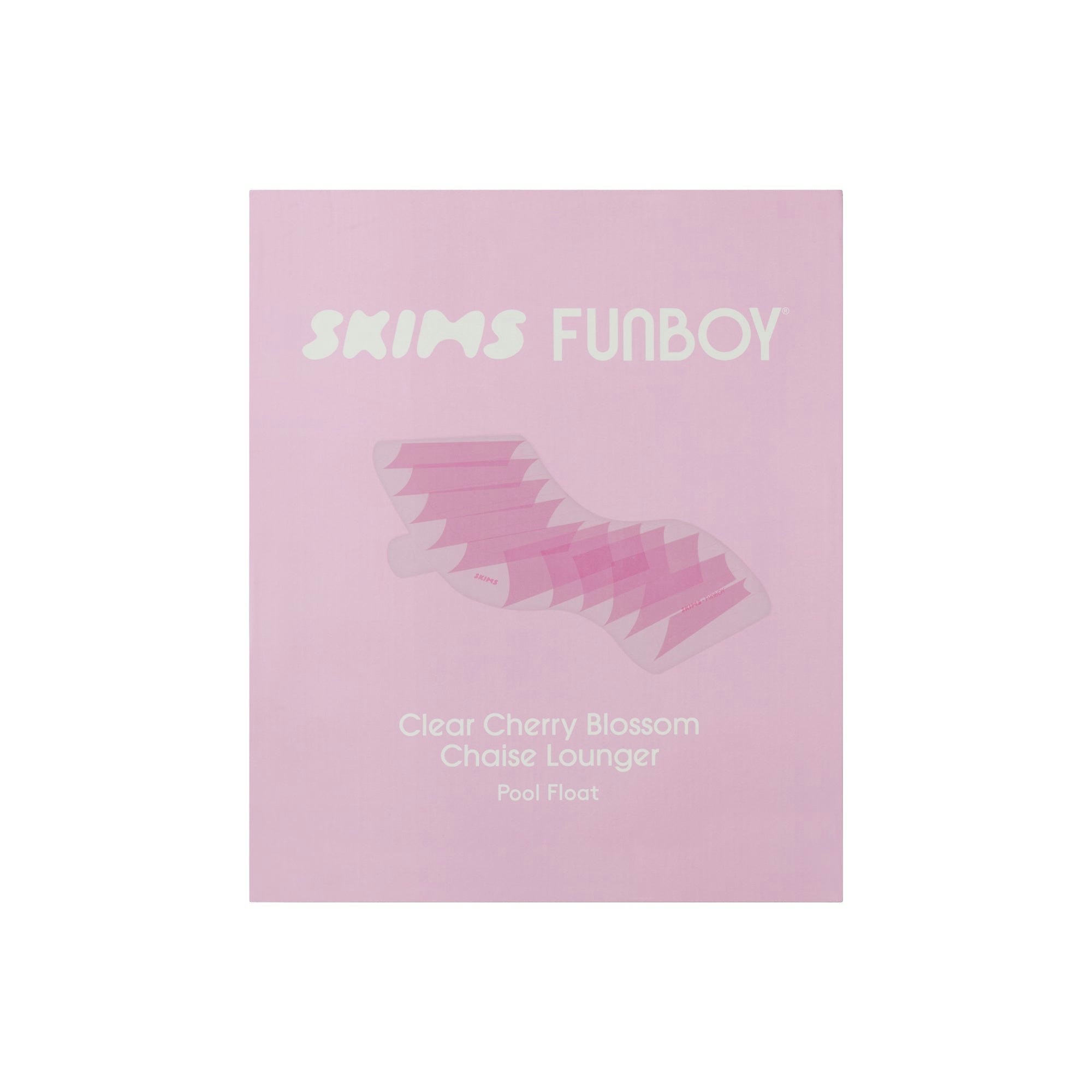 FUNBOY X SKIMS CHAISE LOUNGER FLOAT - CHERRY BLOSSOM