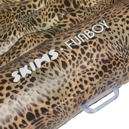 FUNBOY X SKIMS TANNING POOL LOUNGER - CHEETAH SKIN PRINT