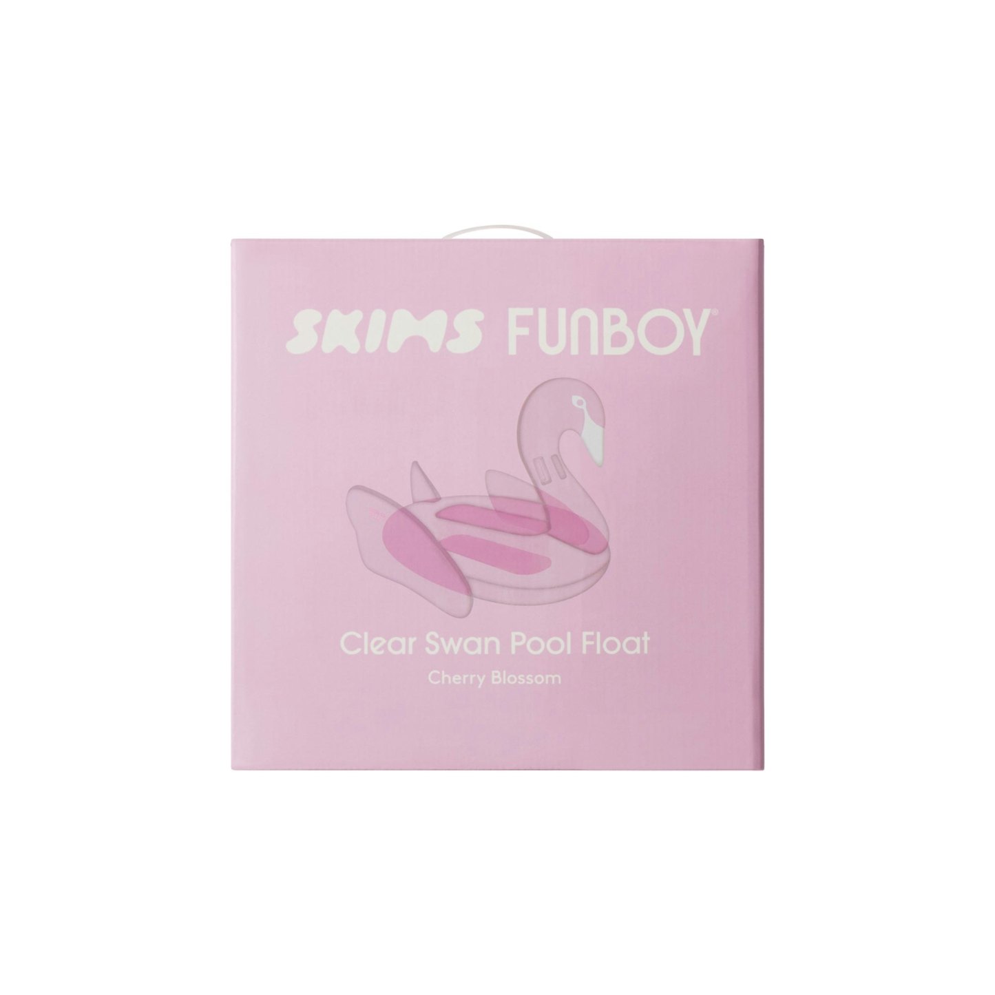 FUNBOY X SKIMS SWAN POOL FLOAT - CHERRY BLOSSOM