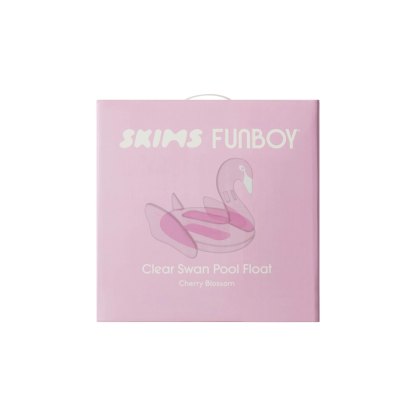 FUNBOY X SKIMS SWAN POOL FLOAT - CHERRY BLOSSOM