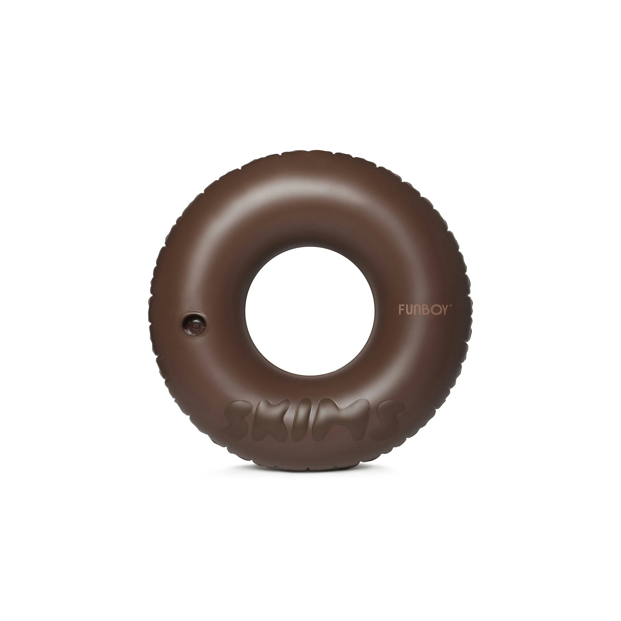 FUNBOY X SKIMS EMBOSSED TUBE FLOAT - COCOA