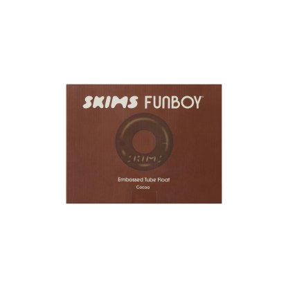 FUNBOY X SKIMS EMBOSSED TUBE FLOAT - COCOA