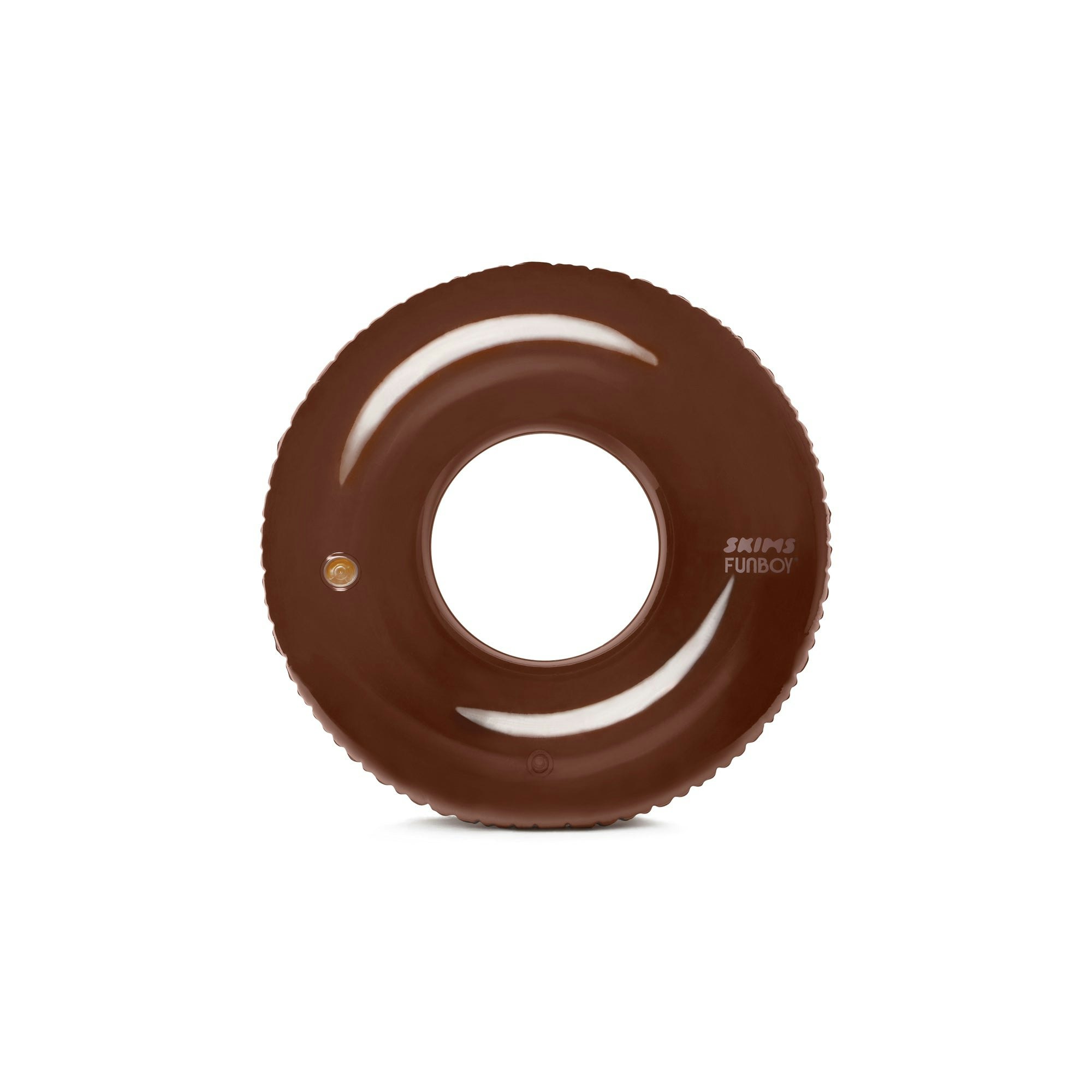 FUNBOY X SKIMS VINTAGE TUBE FLOAT - COCOA AND CLEAR