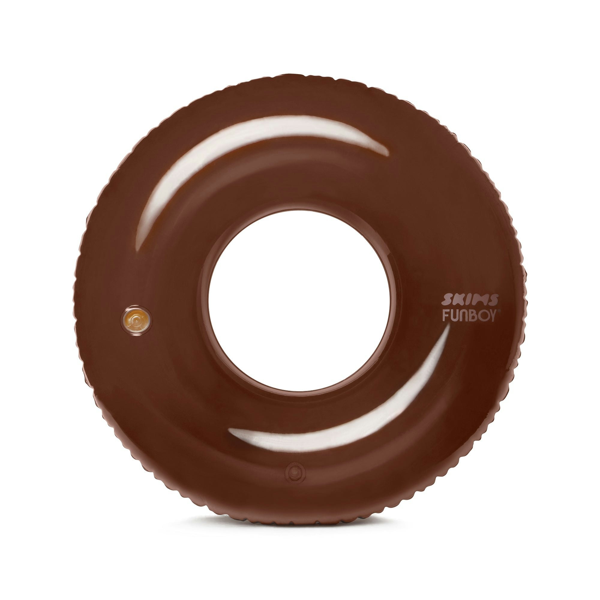 FUNBOY X SKIMS VINTAGE TUBE FLOAT - COCOA AND CLEAR