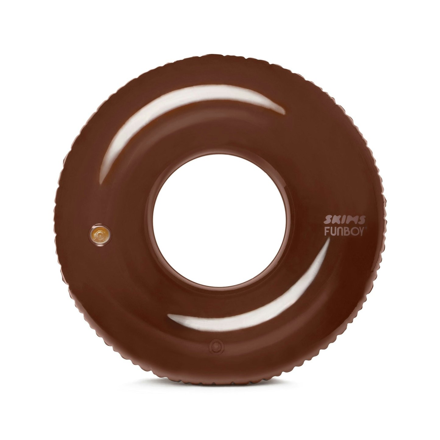 FUNBOY X SKIMS VINTAGE TUBE FLOAT - COCOA AND CLEAR