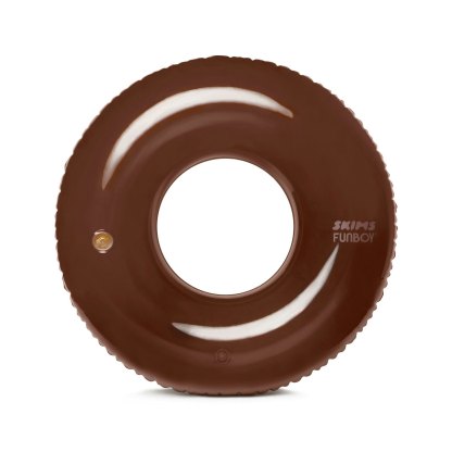 FUNBOY X SKIMS VINTAGE TUBE FLOAT - COCOA AND CLEAR