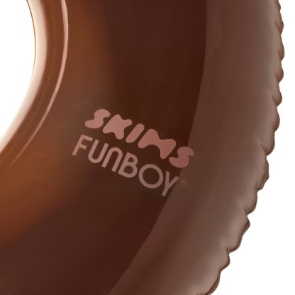 FUNBOY X SKIMS VINTAGE TUBE FLOAT - COCOA AND CLEAR