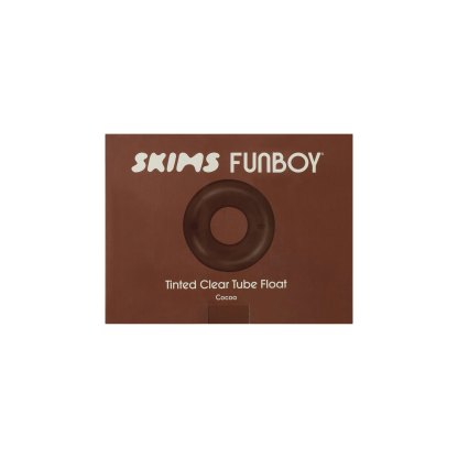 FUNBOY X SKIMS VINTAGE TUBE FLOAT - COCOA AND CLEAR