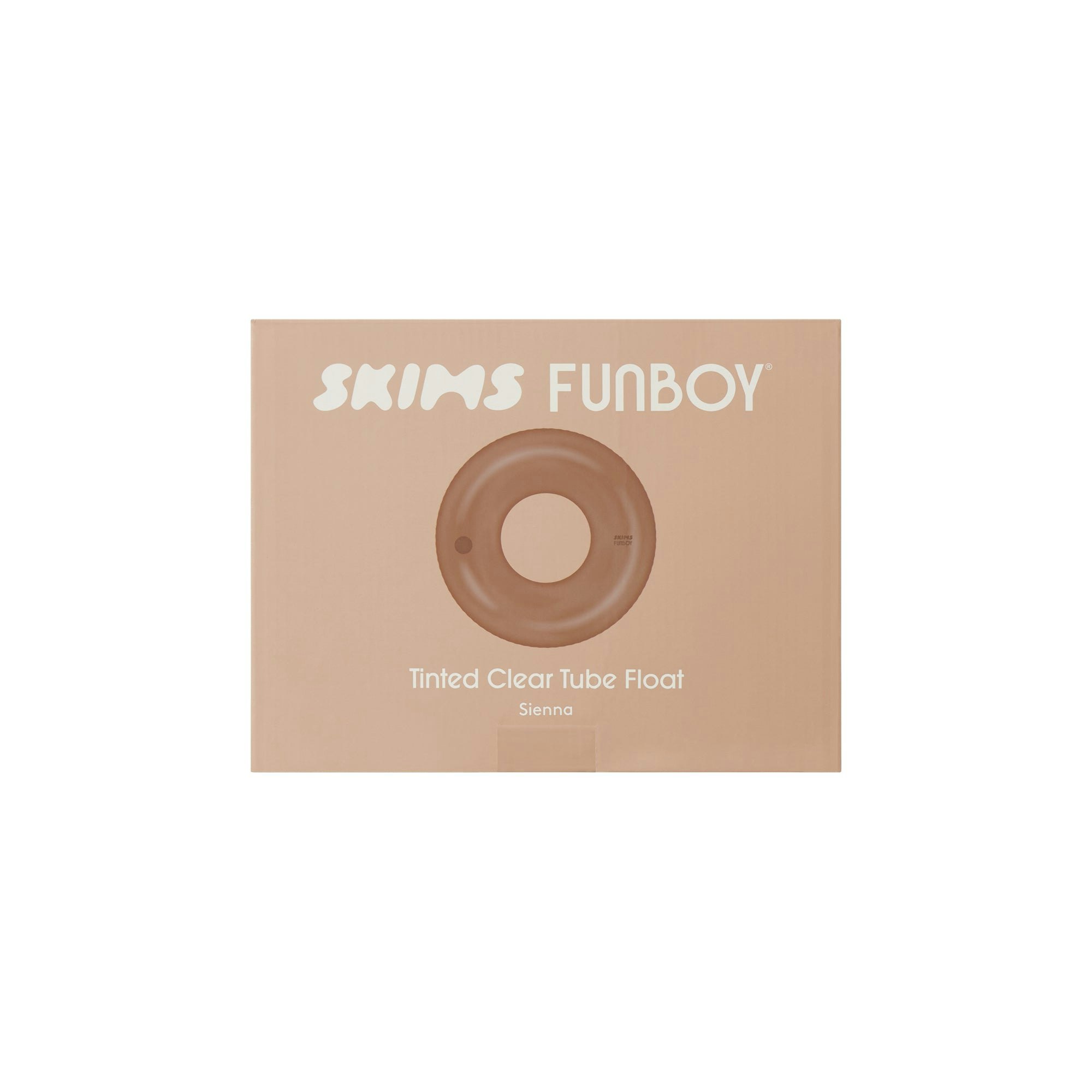 FUNBOY X SKIMS VINTAGE TUBE FLOAT - SIENNA AND CLEAR