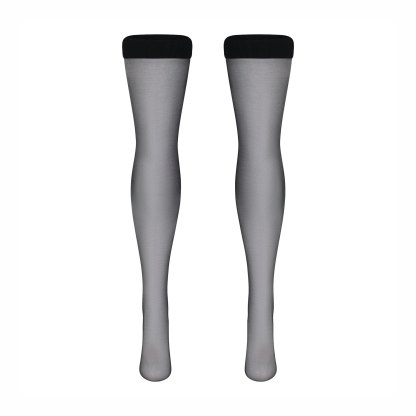 HOSIERY THIGH HIGH STOCKINGS - ONYX