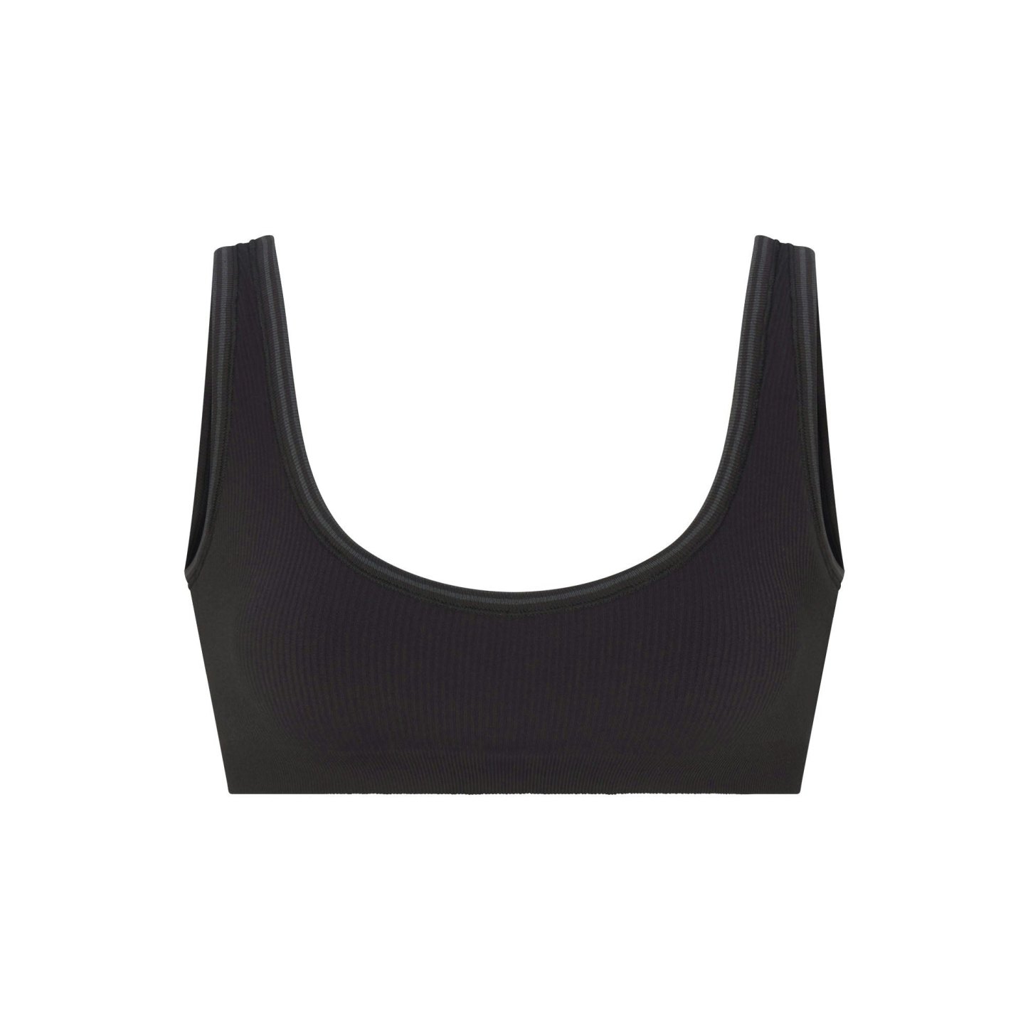 NikeSKIMS RIBBED SEAMLESS MICRO SCOOP BRA - OBSIDIAN - image 7
