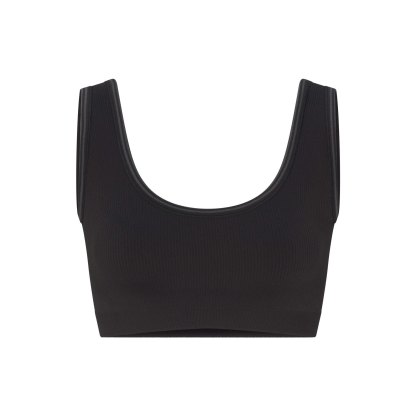 NikeSKIMS RIBBED SEAMLESS SCOOP BRA - OBSIDIAN - image 8