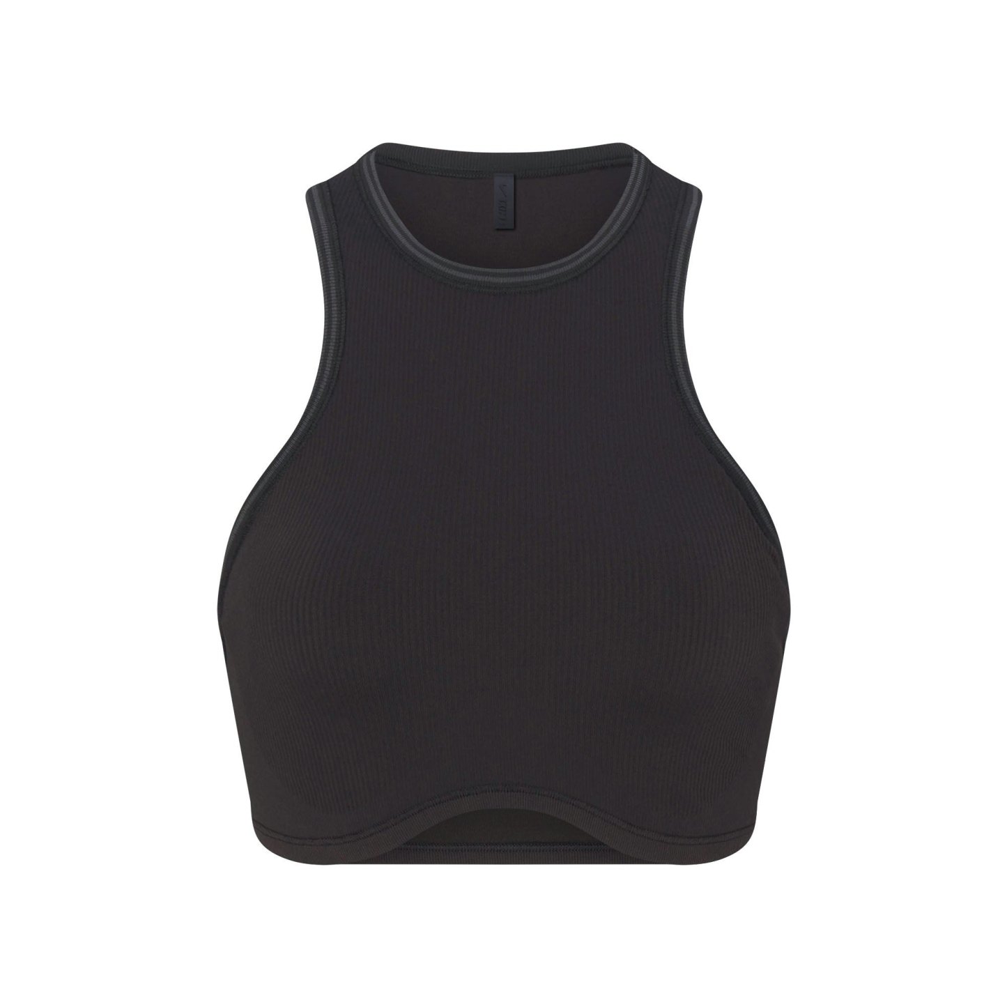 NikeSKIMS RIBBED SEAMLESS RACER FRONT BRA - OBSIDIAN - image 7