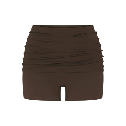 NikeSKIMS MATTE 3" FOLDOVER SHORT - DARK SEPIA - image 21