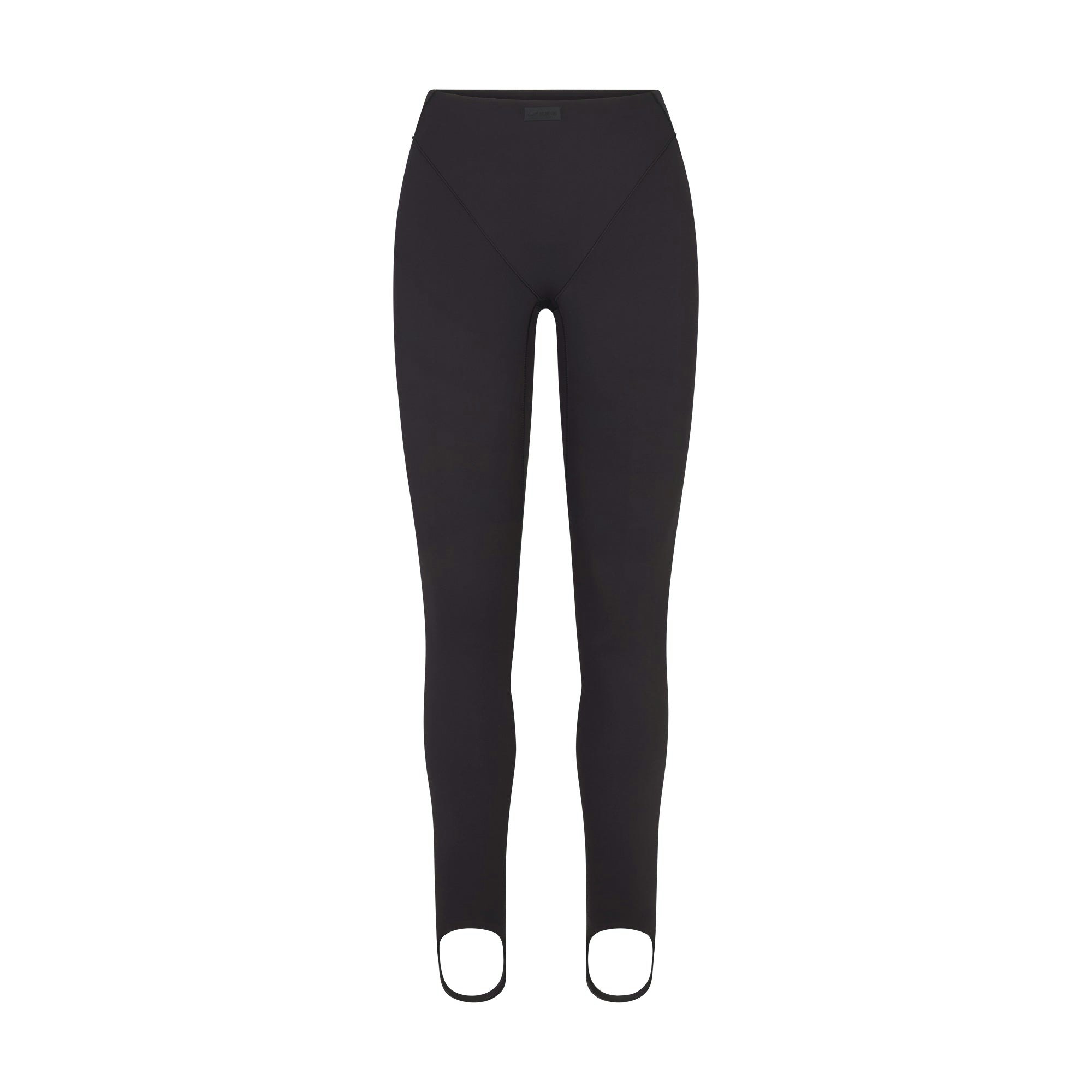 NikeSKIMS MATTE V-LINE STIRRUP LEGGING - OBSIDIAN - image 8
