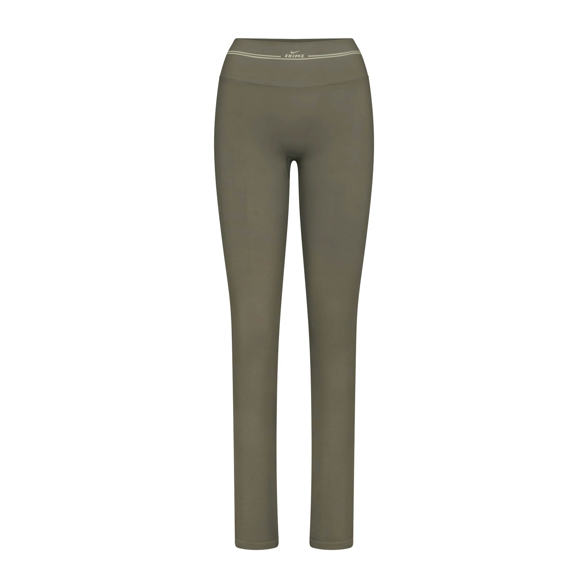 NikeSKIMS RIBBED SEAMLESS 34" STRAIGHT LEGGING - DUSTY OAKMOSS - image 28