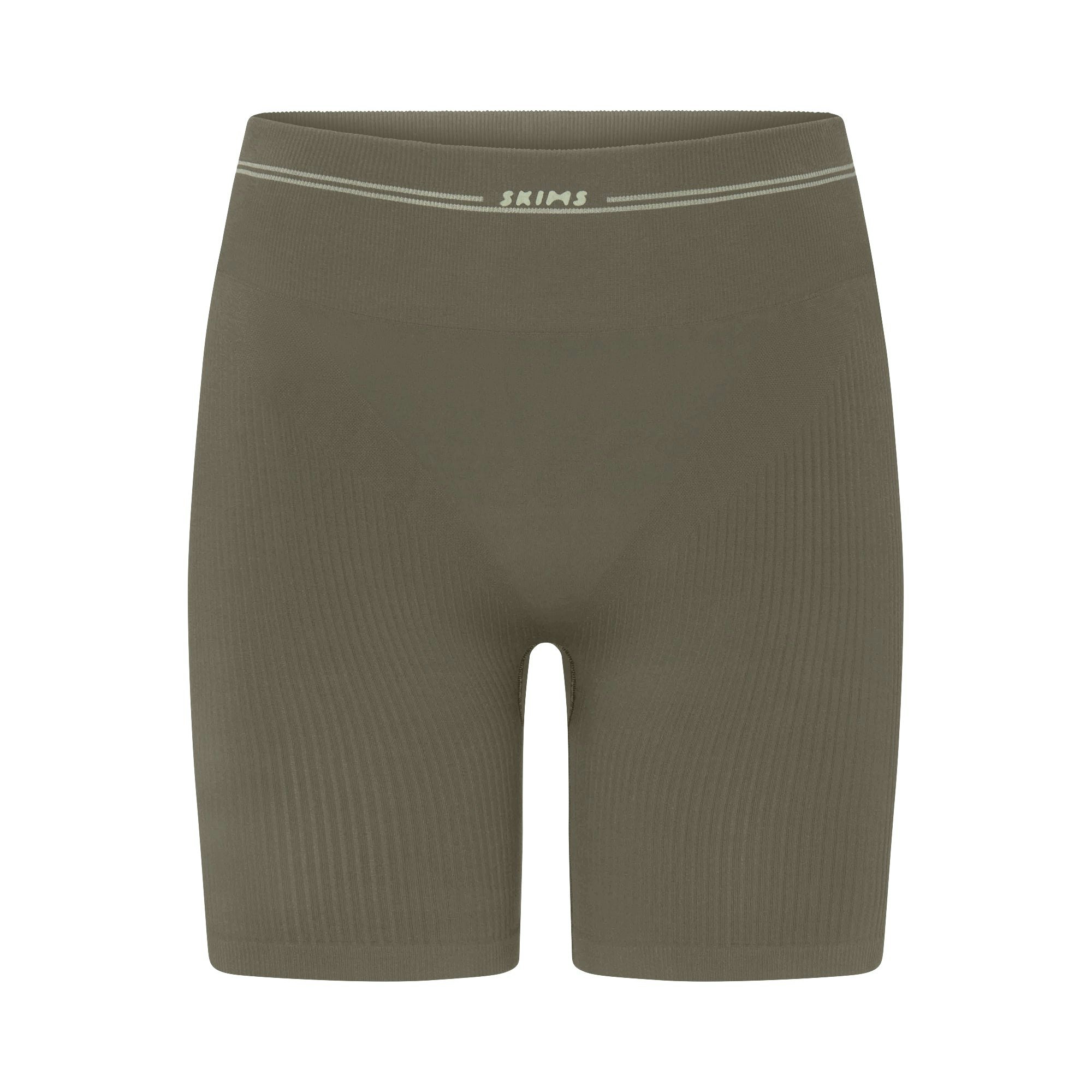 NikeSKIMS RIBBED SEAMLESS 5" BIKER SHORT - DUSTY OAKMOSS - image 28