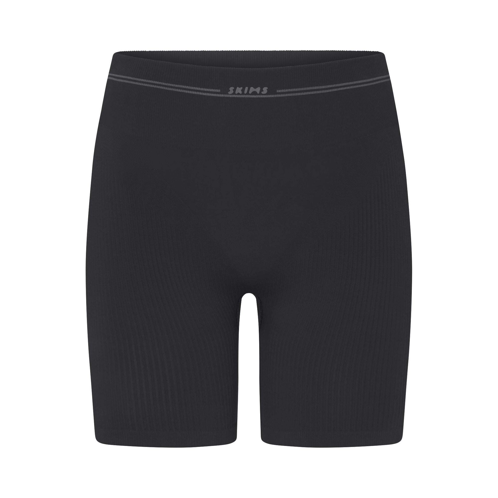 NikeSKIMS RIBBED SEAMLESS 5" BIKER SHORT - OBSIDIAN - image 6