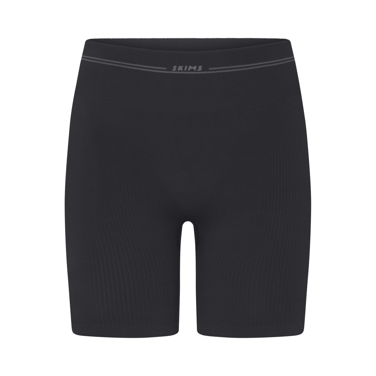NikeSKIMS RIBBED SEAMLESS 5" BIKER SHORT - OBSIDIAN - image 6