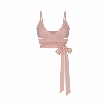 NikeSKIMS MATTE WRAP FRONT BRA - HIMALAYAN - image 21