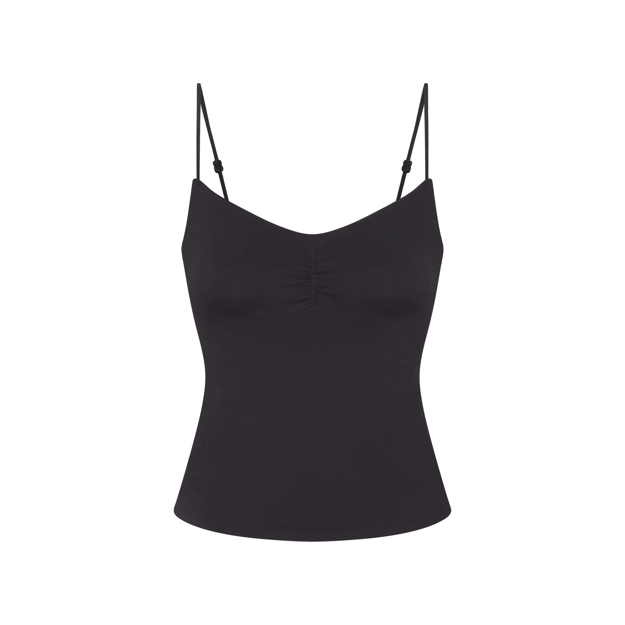 NikeSKIMS MATTE SHIRRED FRONT TANK - OBSIDIAN - image 8