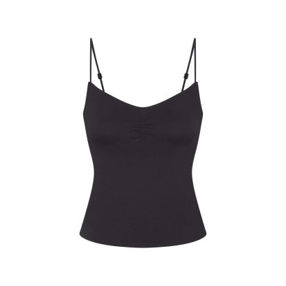 NikeSKIMS MATTE SHIRRED FRONT TANK - OBSIDIAN - image 8