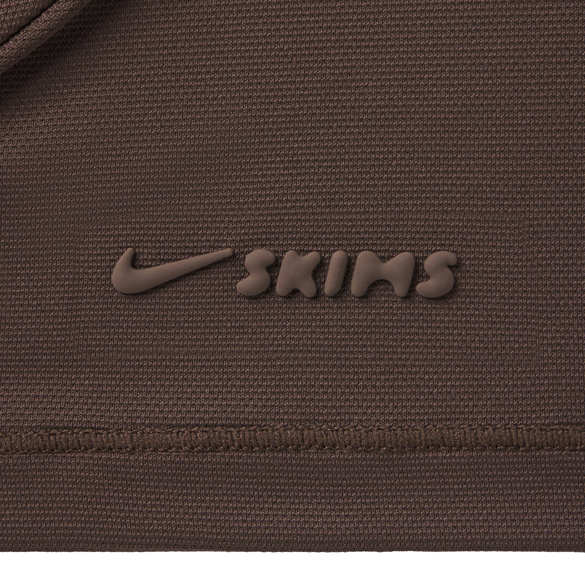 NikeSKIMS AIRY LONG SLEEVE CREW NECK TOP - DARK SEPIA - image 11