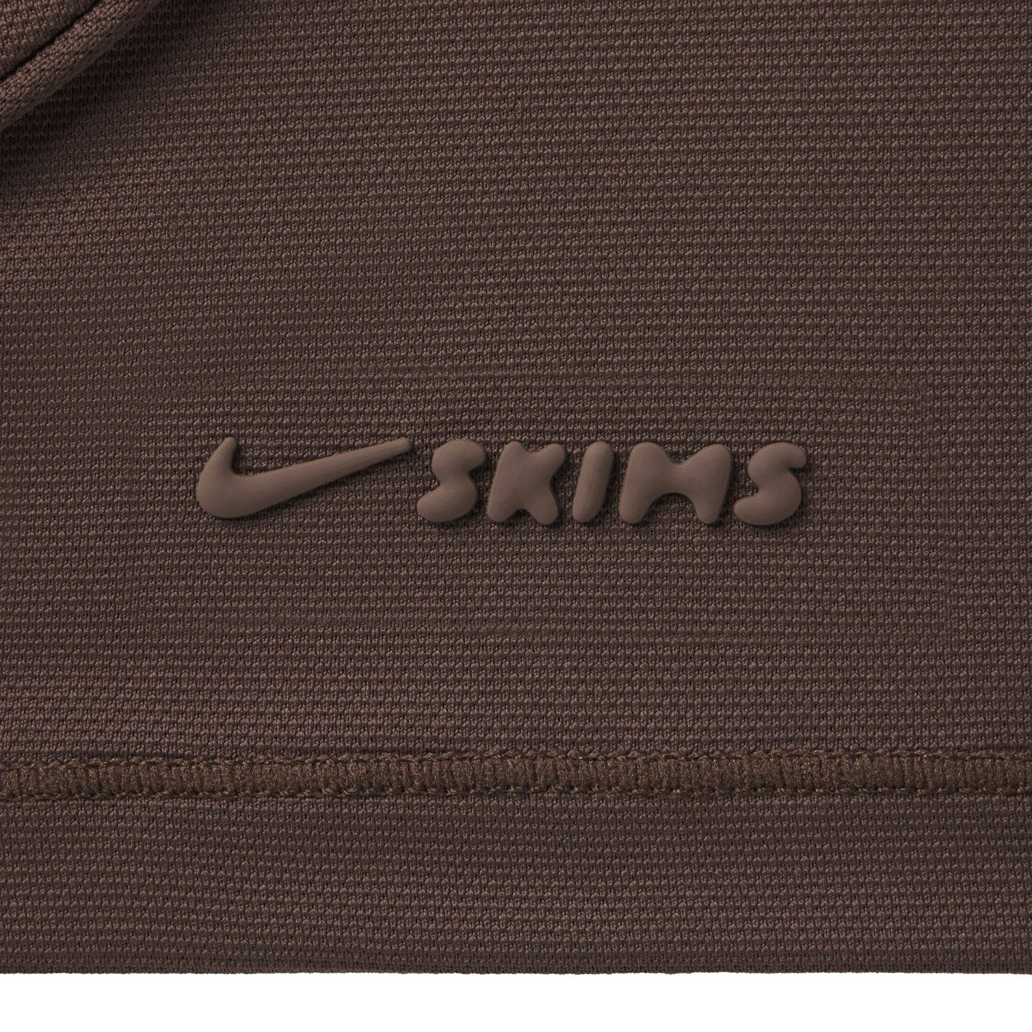 NikeSKIMS AIRY LONG SLEEVE CREW NECK TOP - DARK SEPIA - image 11