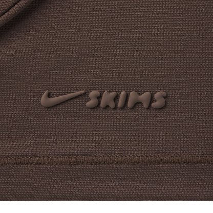 NikeSKIMS AIRY LONG SLEEVE CREW NECK TOP - DARK SEPIA - image 11