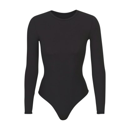 FITS EVERYBODY LONG SLEEVE CREW NECK BODYSUIT - ONYX - image 5