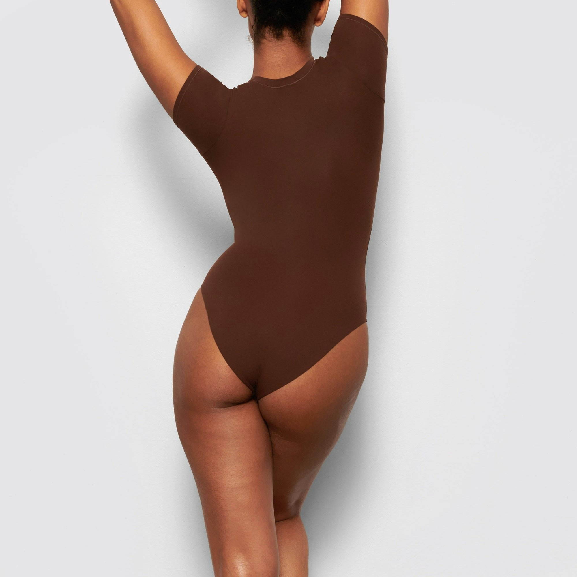 FITS EVERYBODY T-SHIRT BODYSUIT - COCOA - image 8