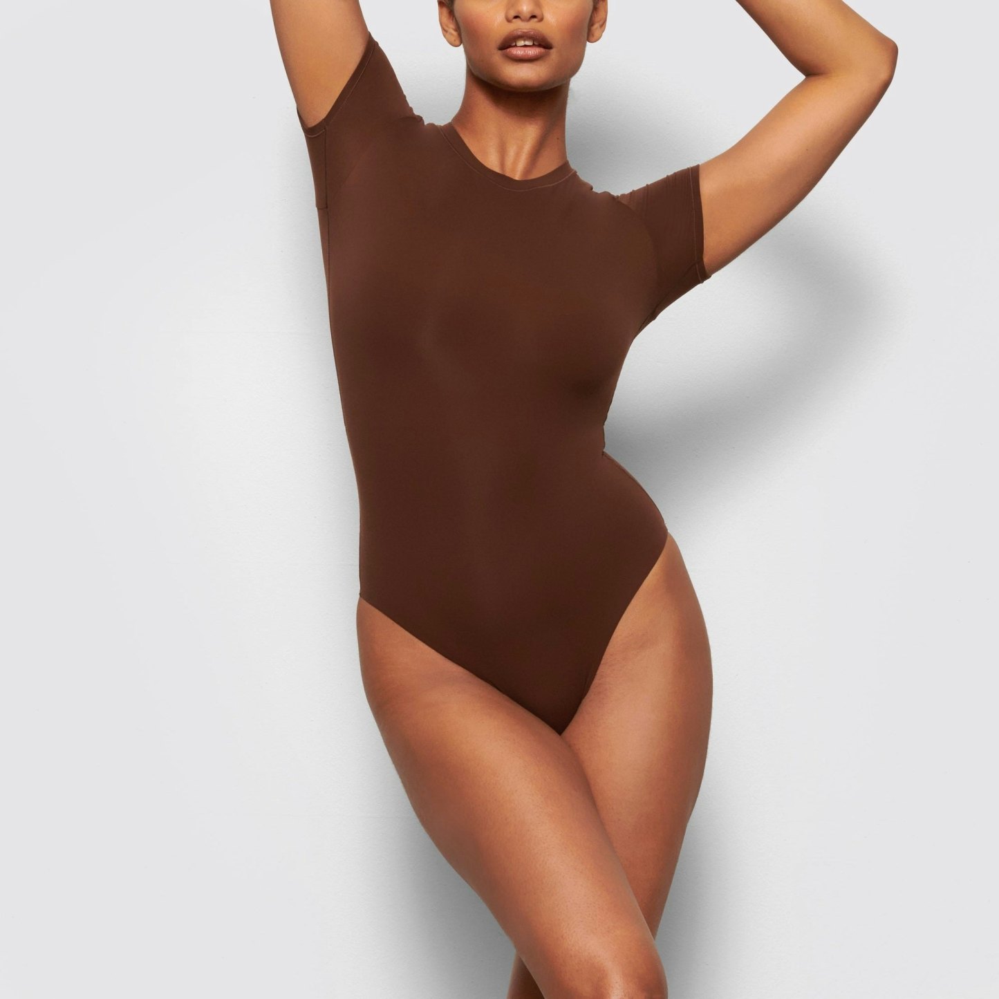 FITS EVERYBODY T-SHIRT BODYSUIT - COCOA - image 6