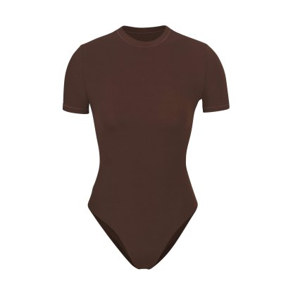 FITS EVERYBODY T-SHIRT BODYSUIT - COCOA - image 10