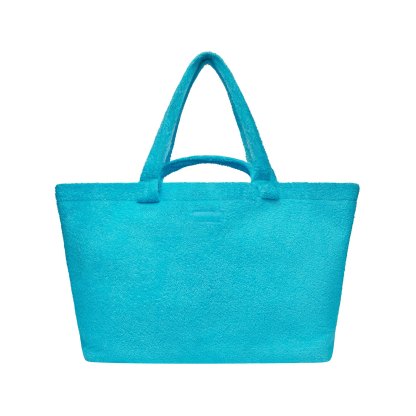 TERRY JUMBO TOTE - CYAN