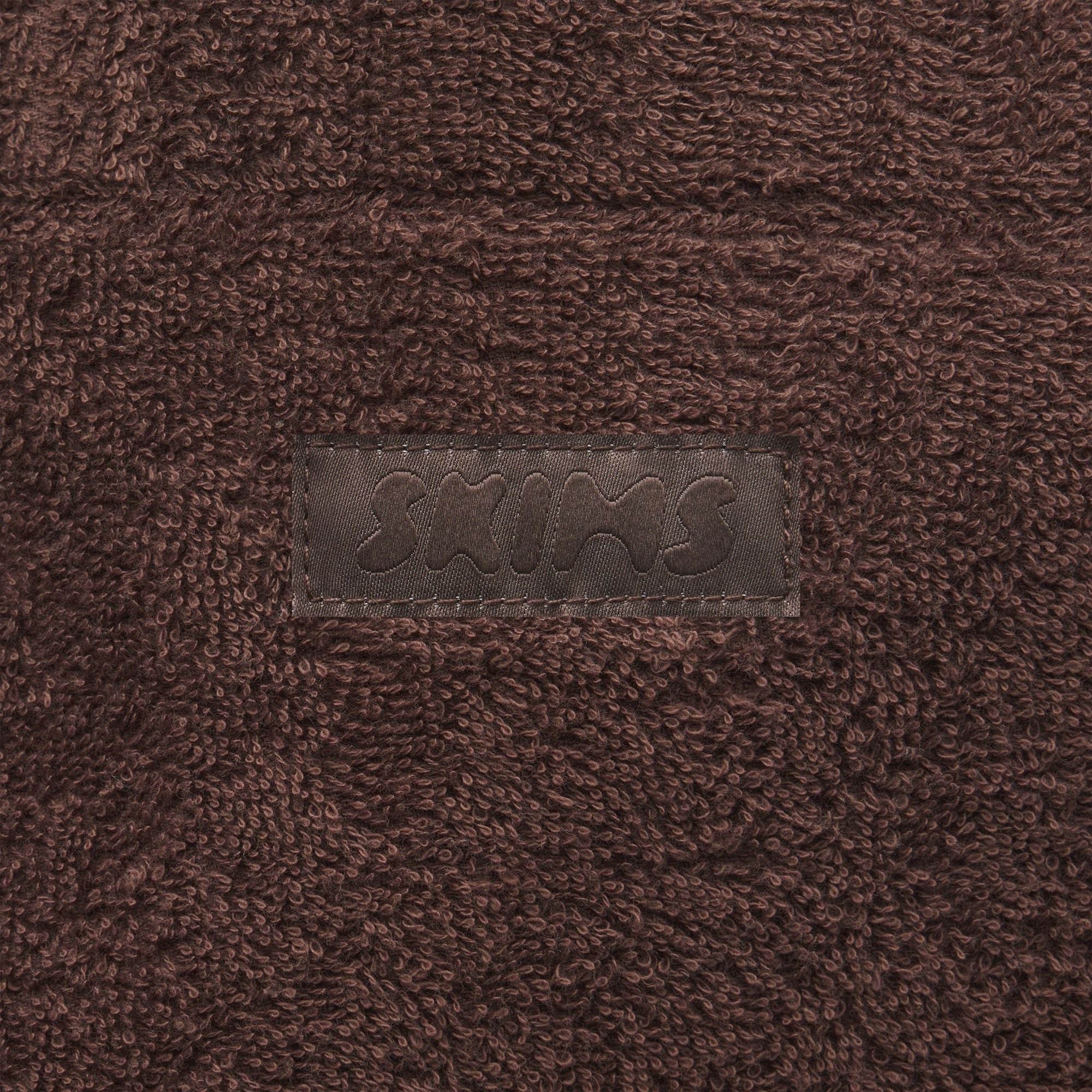 TERRY JUMBO TOTE - DARK SEPIA