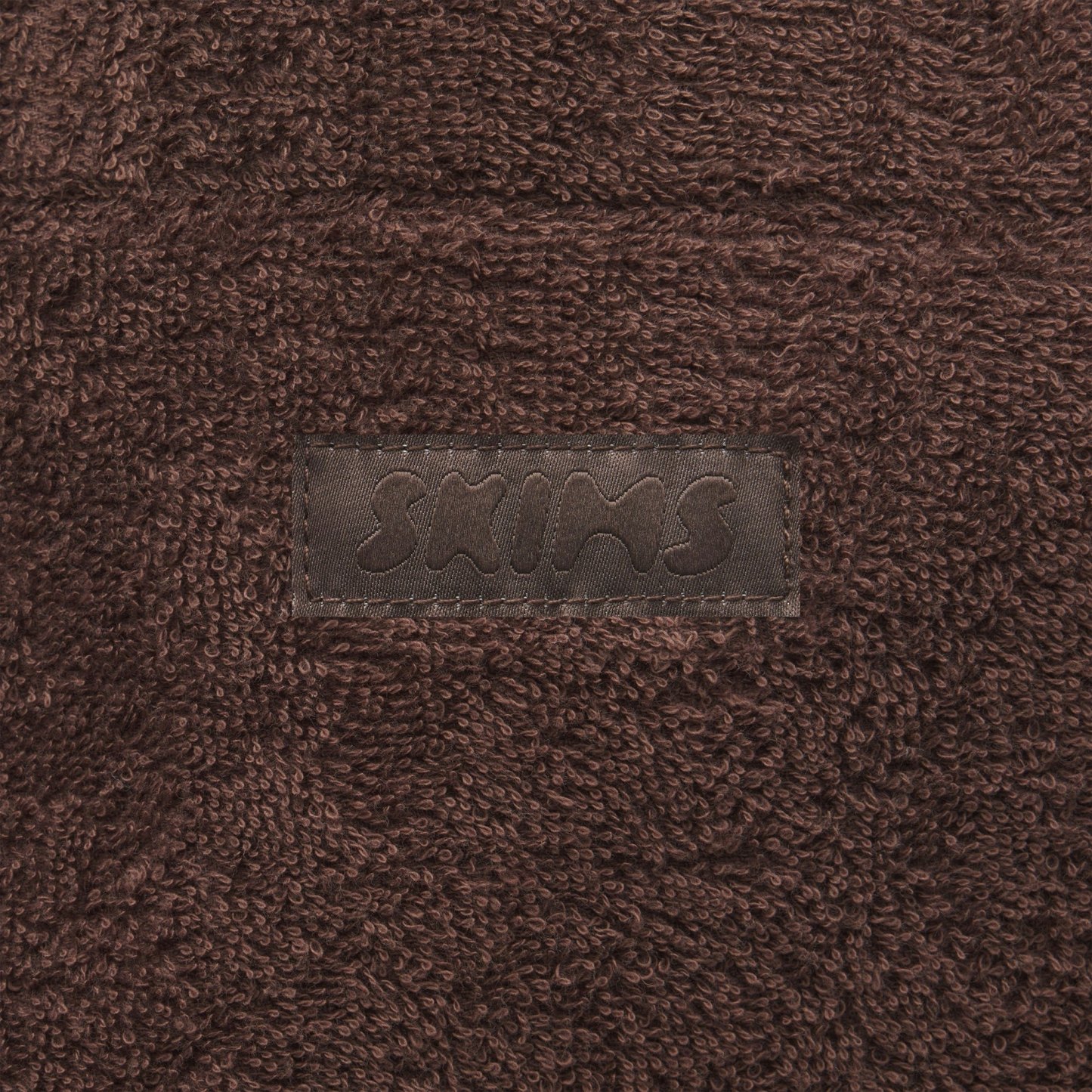 TERRY JUMBO TOTE - DARK SEPIA