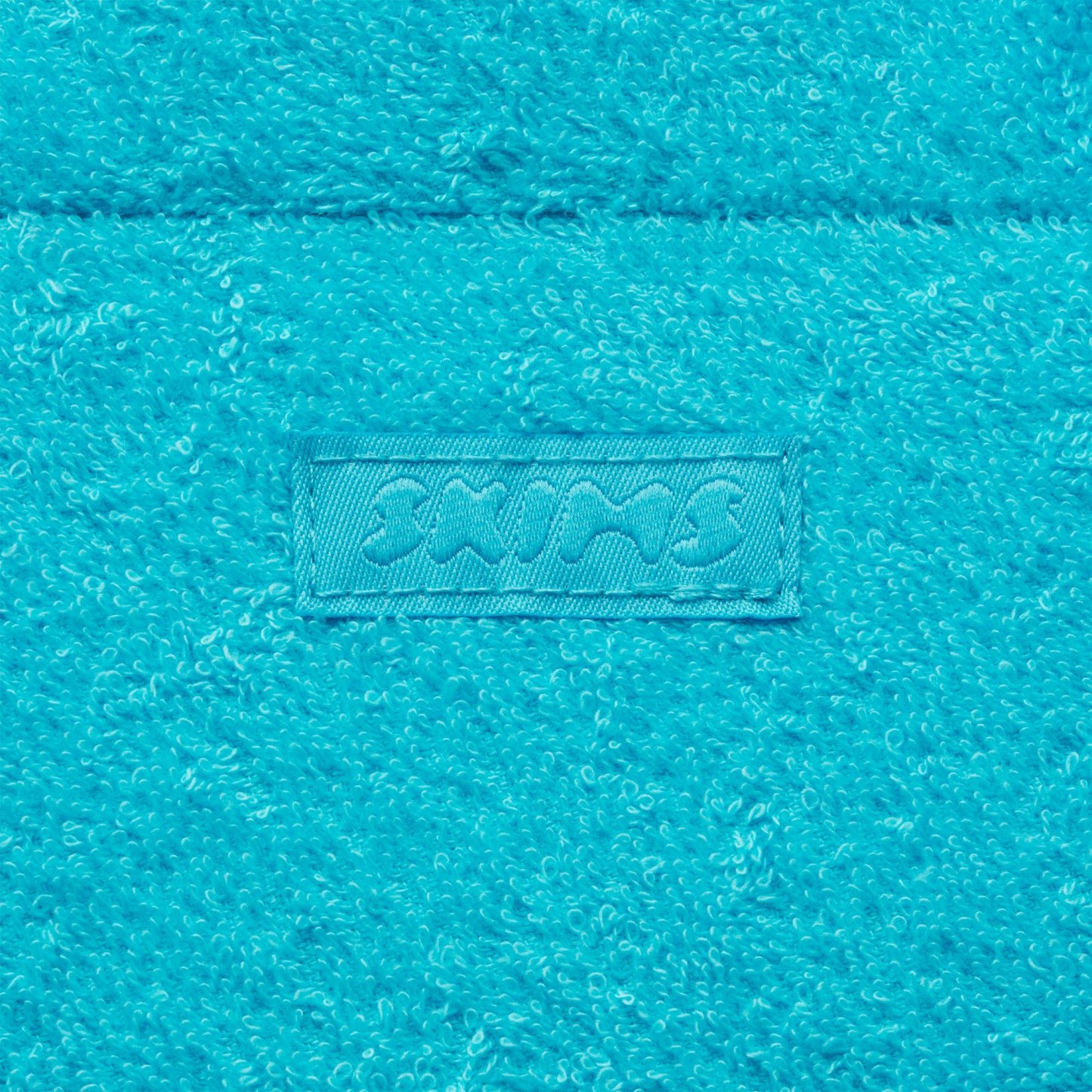 TERRY JUMBO TOTE - CYAN
