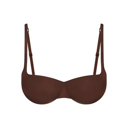 SKIMS ULTIMATE BALCONETTE PUSH-UP BRA - COCOA - image 35