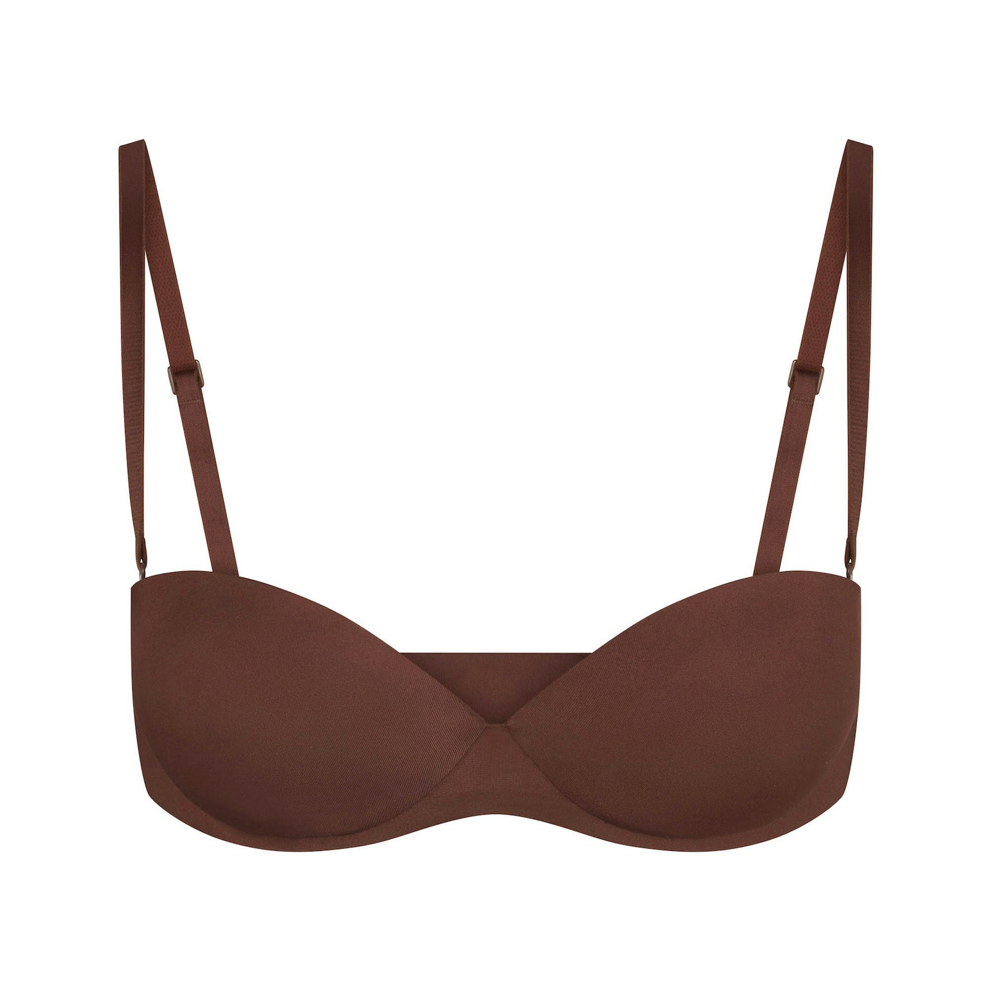 SKIMS ULTIMATE STRAPLESS PUSH-UP BRA - COCOA - image 32